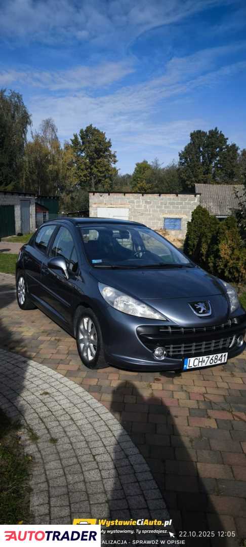 Peugeot 207 2007 1.6 110 KM Peugeot 207 2007 1.6 110 KM