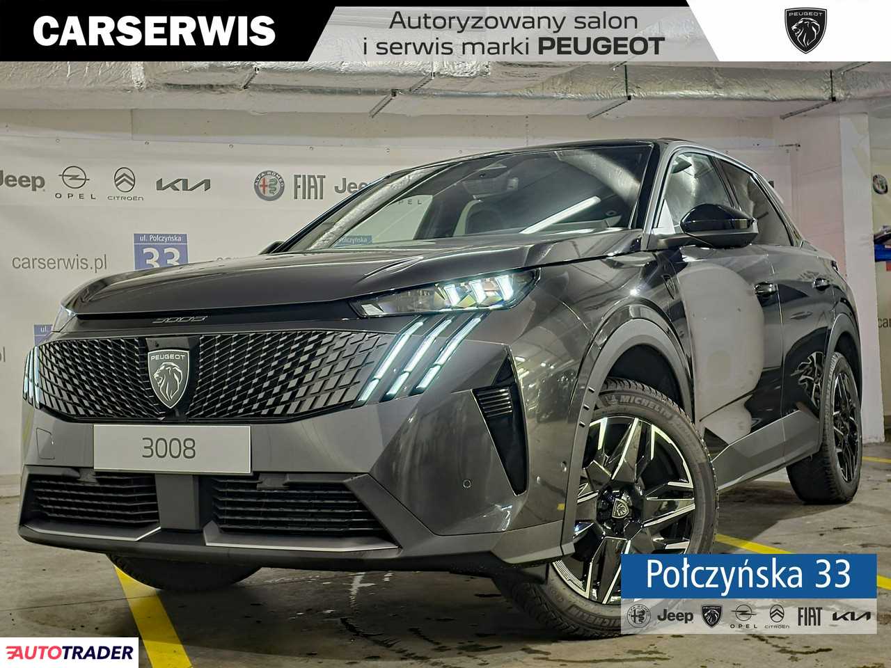 Peugeot 3008 1.2 benzyna 136 KM 2024r. (Warszawa)