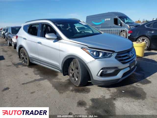 Hyundai Santa Fe 2.0 benzyna 2018r. (RANCHO CORDOVA)