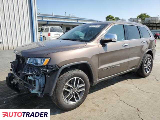 Jeep Grand Cherokee 3.0 benzyna 2021r. (TULSA)