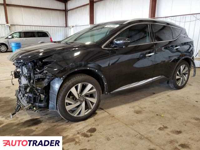 Nissan Murano 3.0 benzyna 2019r. (PENNSBURG)