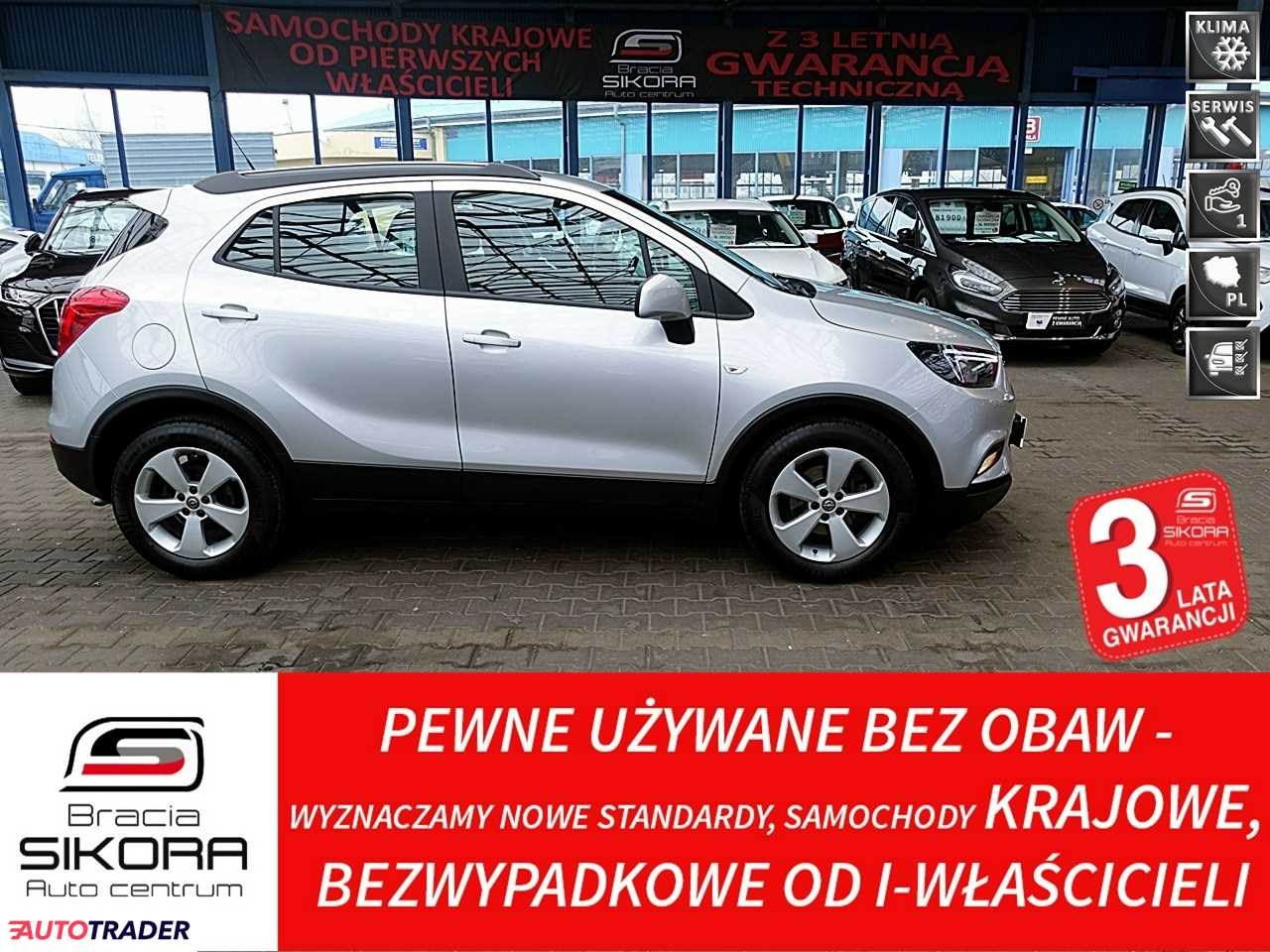 Opel Mokka 1.6 benzyna 116 KM 2017r. (Mysłowice)