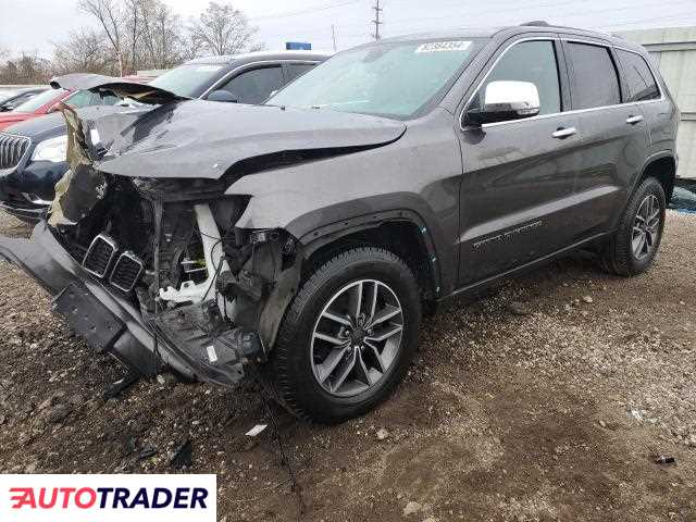 Jeep Grand Cherokee 3.0 benzyna 2019r. (CHICAGO HEIGHTS)