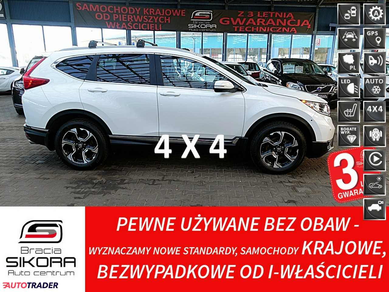 Honda CR-V 1.5 benzyna 193 KM 2017r. (Mysłowice)