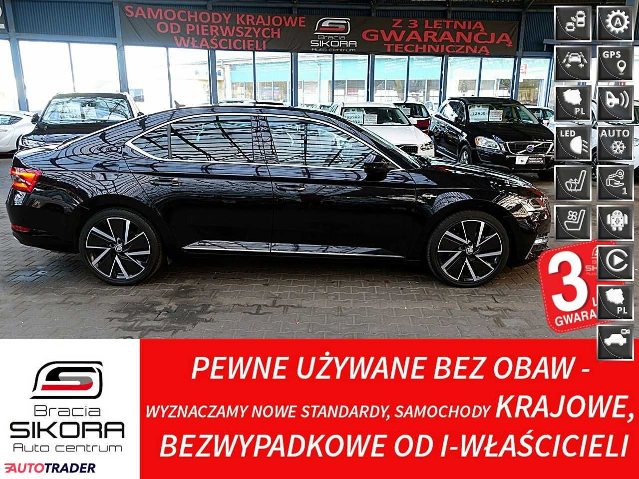 Skoda Superb 2.0 benzyna 190 KM 2019r. (Mysłowice)