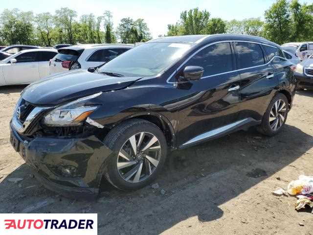 Nissan Murano 3.0 benzyna 2018r. (BALTIMORE)