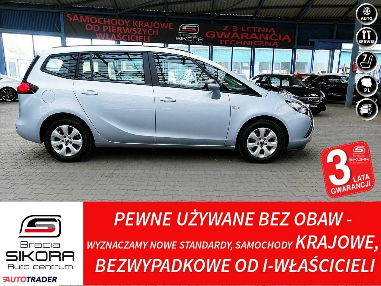 Opel Zafira 2016 1.4 140 KM