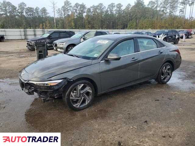 Hyundai Elantra 2.0 benzyna 2024r. (HARLEYVILLE)