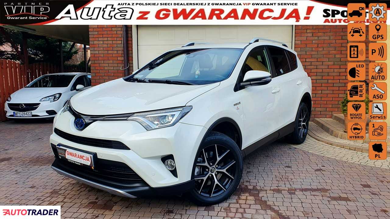 Toyota RAV 4 2.5 hybrydowy 197 KM 2016r. (Aleksandrów Łódzki)