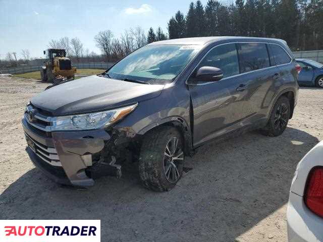 Toyota Highlander 3.0 benzyna 2019r. (LEROY)