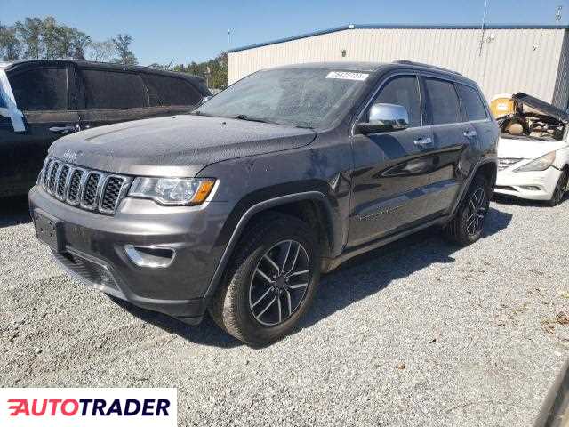 Jeep Grand Cherokee 3.0 benzyna 2019r. (SPARTANBURG)