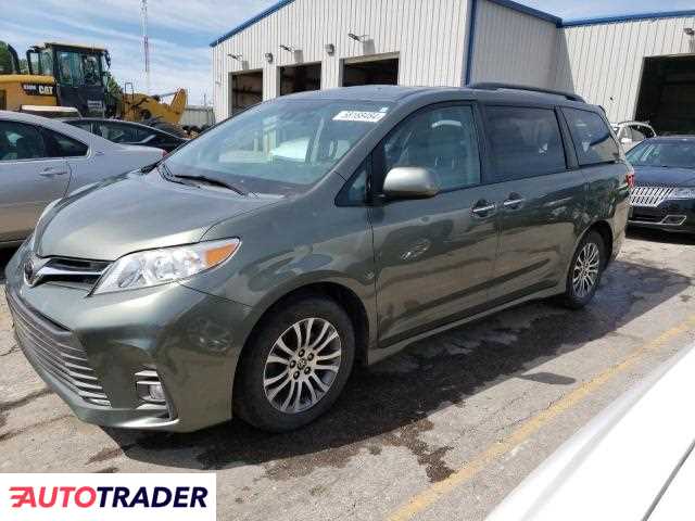 Toyota Sienna 3.0 benzyna 2020r. (ROGERSVILLE)