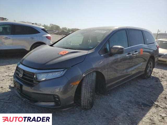 Honda Odyssey 3.0 benzyna 2022r. (CAHOKIA HEIGHTS)