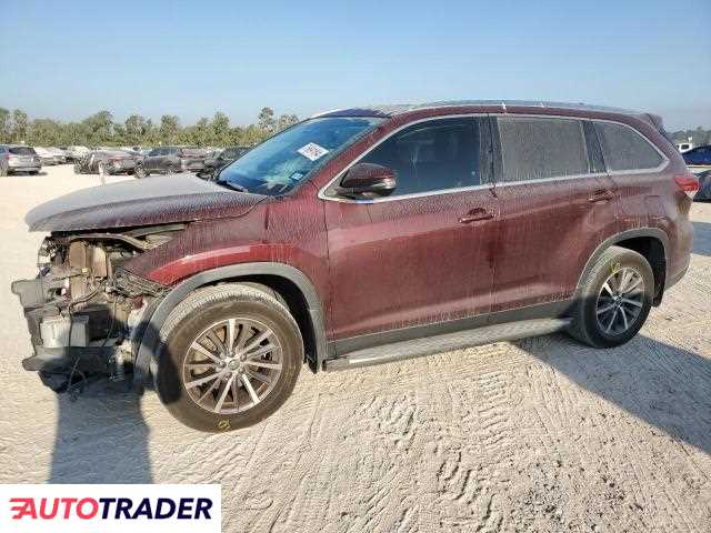 Toyota Highlander 3.0 benzyna 2019r. (HOUSTON)