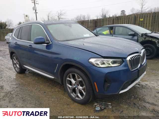 BMW X3 2.0 benzyna 2022r. (FREDERICKSBURG)