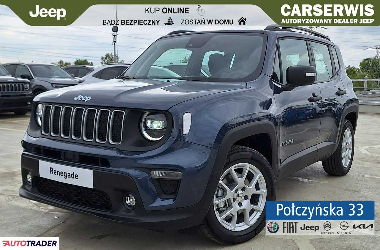 Jeep Renegade 1.5 hybrydowy 130 KM 2024r. (Warszawa)