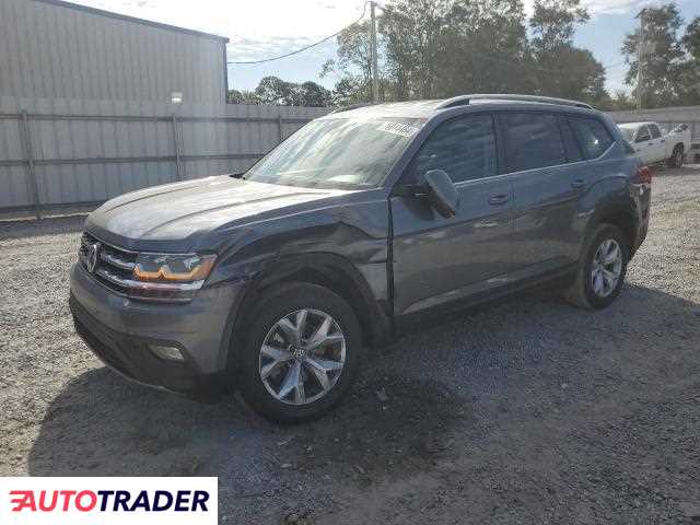 Volkswagen Atlas 3.0 benzyna 2019r. (GASTONIA)