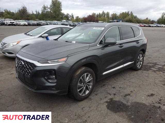 Hyundai Santa Fe 2.0 benzyna 2020r. (WOODBURN)