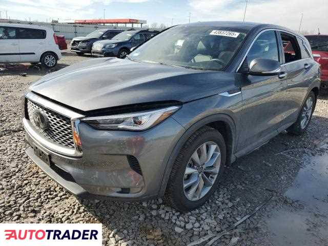 Infiniti QX50 2.0 benzyna 2021r. (CAHOKIA HEIGHTS)