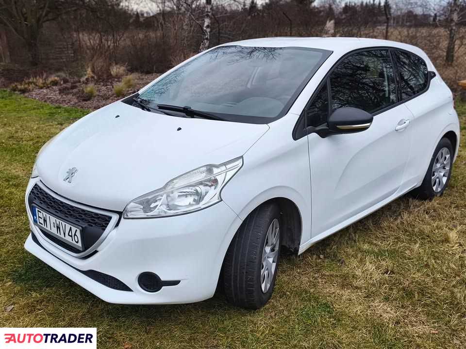 Peugeot 208 1.0 benzyna 68 KM 2013r. (pabianice)