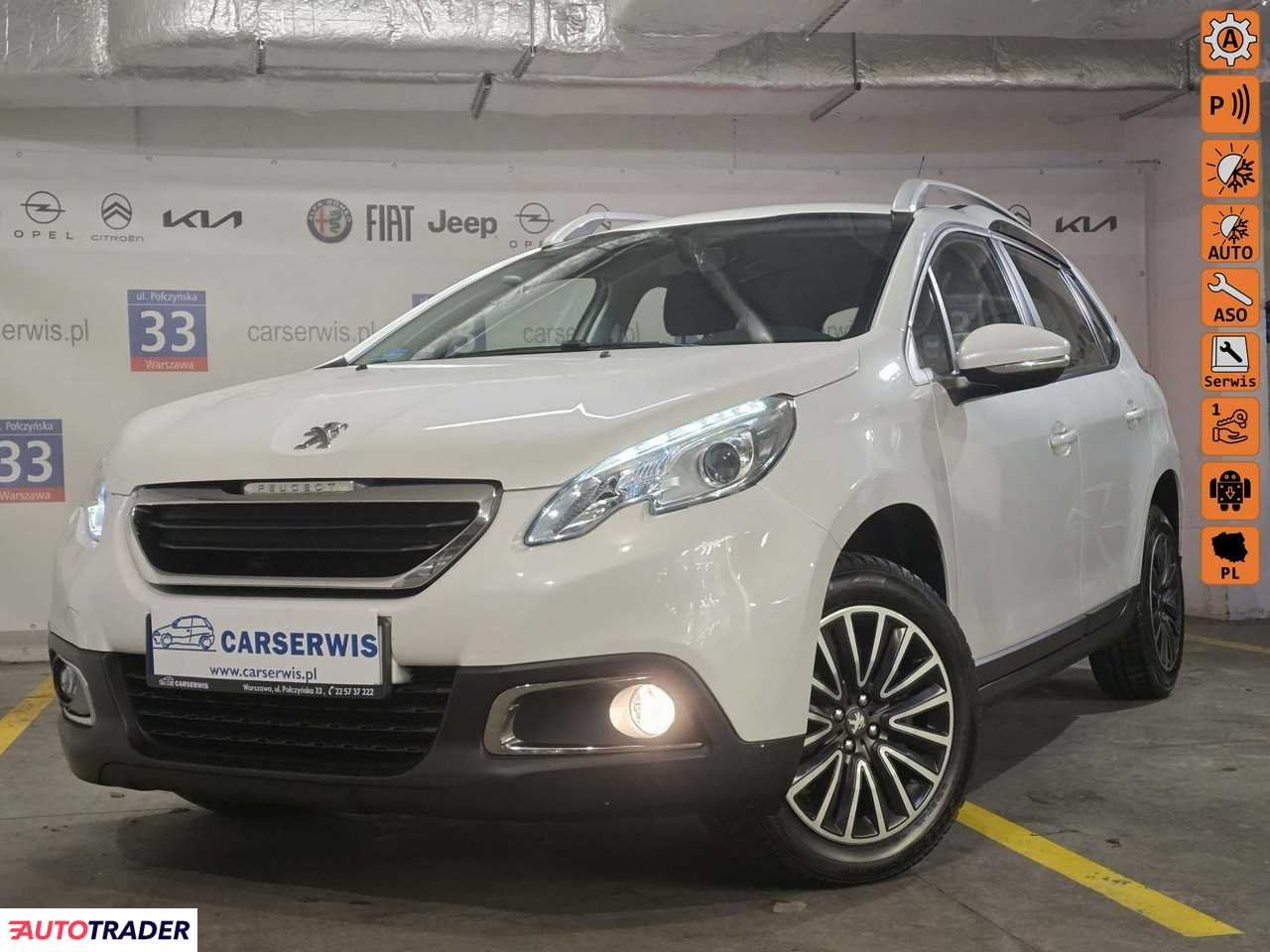 Peugeot 2008 1.2 benzyna 110 KM 2016r. (Warszawa)