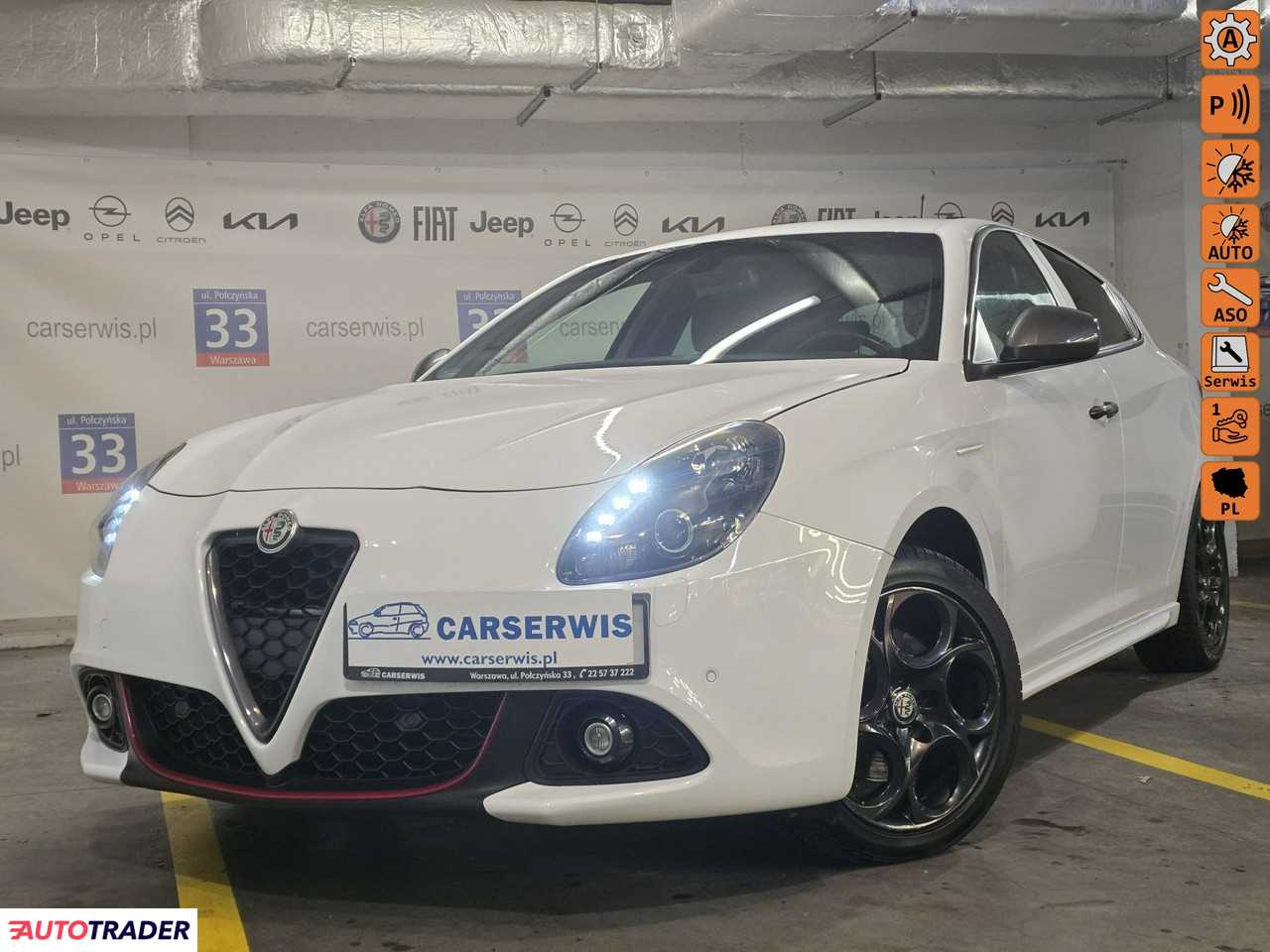 Alfa Romeo Giulietta 1.4 benzyna 170 KM 2017r. (Warszawa)