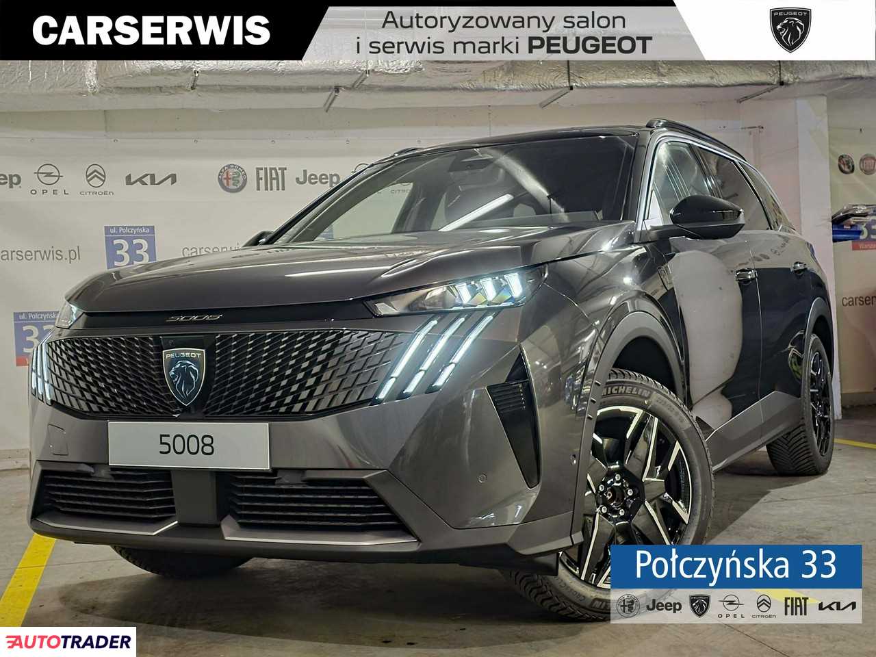 Peugeot 5008 1.2 benzyna 136 KM 2025r. (Warszawa)