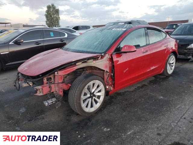 Tesla Model 3 benzyna 2022r. (NORTH LAS VEGAS)