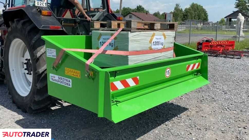 Skrzynia transportowa z wywrotem, przyczepka producent Skrzynia transportowa z wywrotem, przyczepka producent