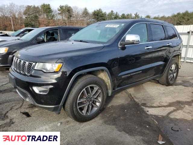 Jeep Grand Cherokee 5.0 benzyna 2019r. (EXETER)