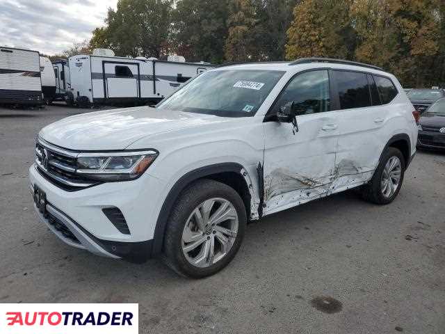 Volkswagen Atlas 3.0 benzyna 2021r. (GLASSBORO)