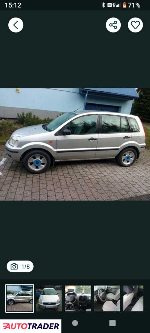 Ford Fusion 2005 1.4 80 KM
