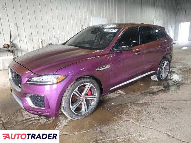 Jaguar F-PACE 3.0 benzyna 2020r. (FRANKLIN)