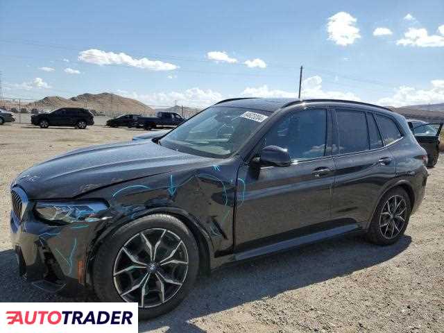 BMW X3 2.0 benzyna 2022r. (NORTH LAS VEGAS)