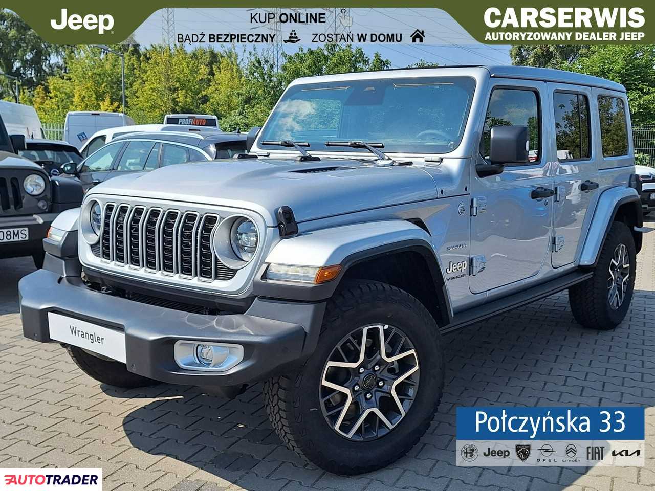 Jeep Wrangler 2.0 benzyna 272 KM 2024r. (Warszawa)