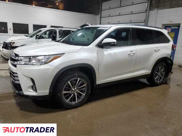 Toyota Highlander 3.0 benzyna 2019r. (BLAINE)