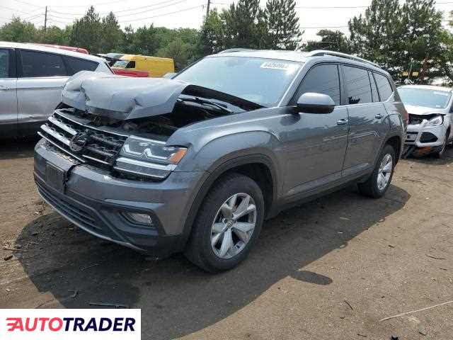 Volkswagen Atlas 3.0 benzyna 2019r. (DENVER)