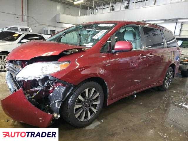 Toyota Sienna 3.0 benzyna 2019r. (LITTLETON)