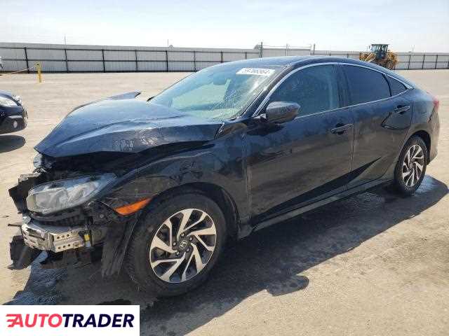 Honda Civic 2.0 benzyna 2018r. (FRESNO)