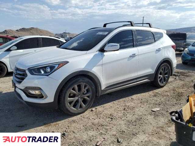 Hyundai Santa Fe 2.0 benzyna 2018r. (NORTH LAS VEGAS)