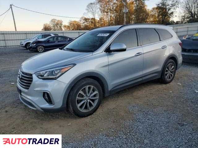 Hyundai Santa Fe 3.0 benzyna 2019r. (GASTONIA)