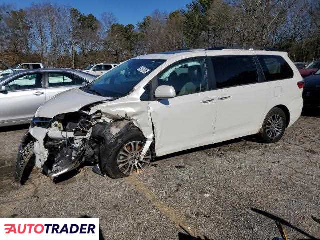 Toyota Sienna 3.0 benzyna 2019r. (AUSTELL)