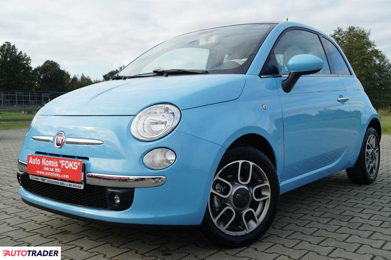 Fiat 500 1.2 benzyna 69 KM 2013r. (Goczałkowice-Zdrój)