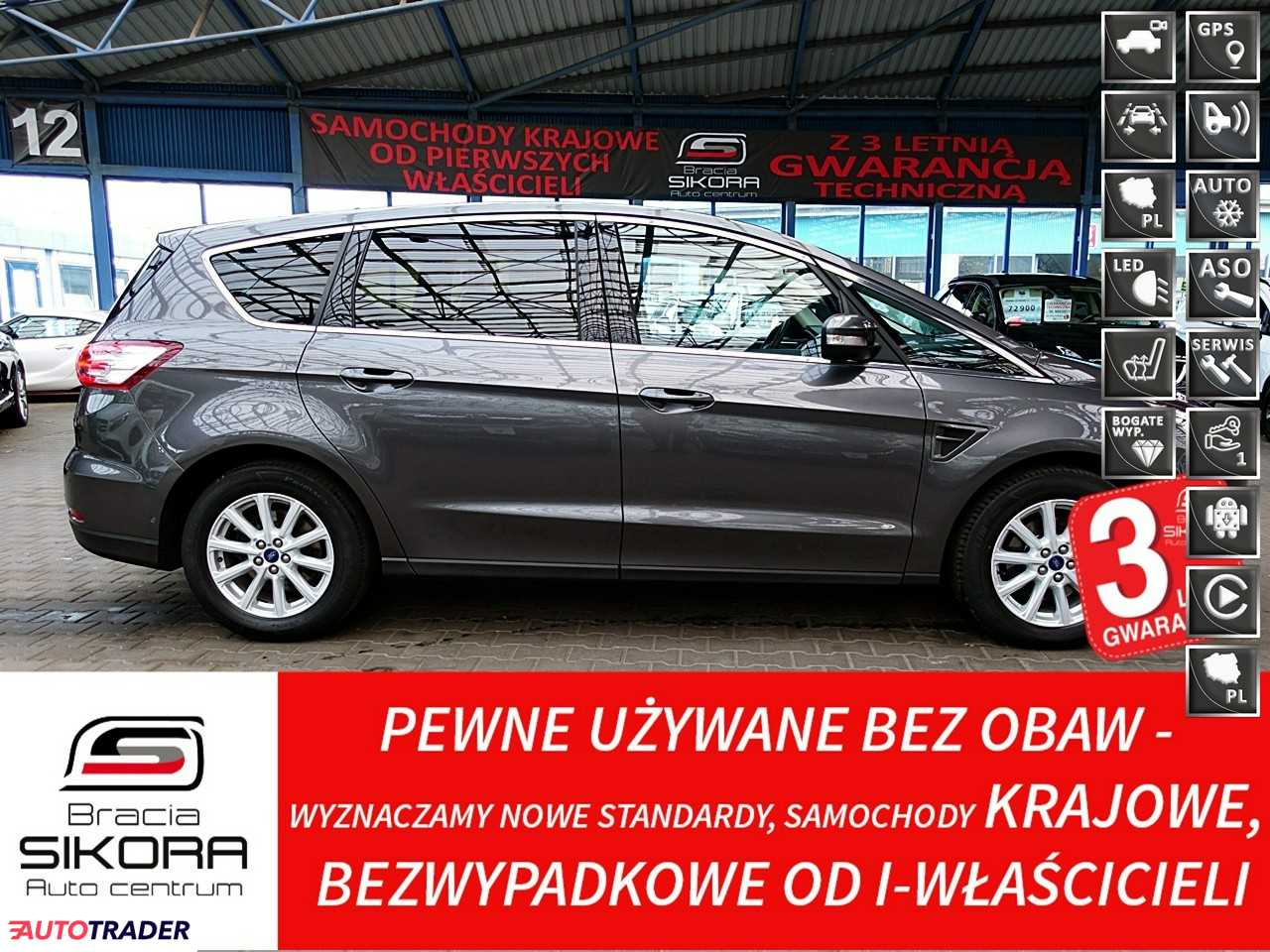 Ford S-Max 1.5 benzyna 160 KM 2018r. (Mysłowice)