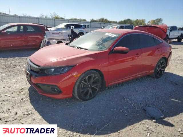 Honda Civic 2.0 benzyna 2020r. (KANSAS CITY)