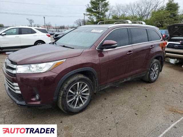 Toyota Highlander 3.0 benzyna 2019r. (LEXINGTON)