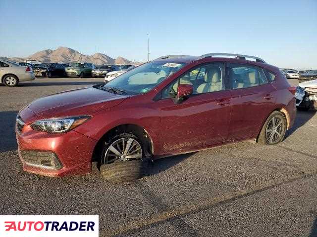 Subaru Impreza 2.0 benzyna 2021r. (NORTH LAS VEGAS)