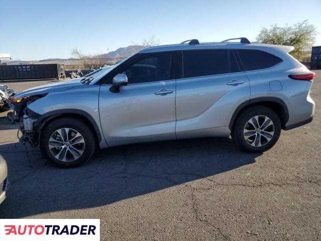 Toyota Highlander 3.0 benzyna 2021r. (NORTH LAS VEGAS)