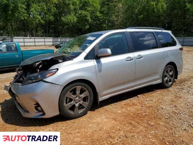 Toyota Sienna 3.0 benzyna 2020r. (AUSTELL)