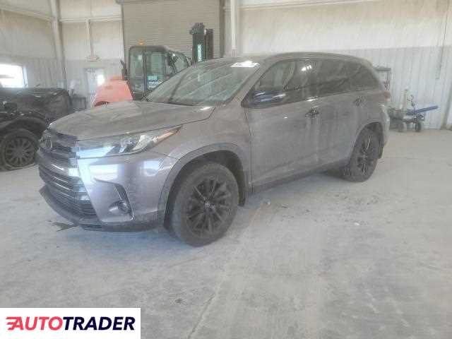 Toyota Highlander 3.0 benzyna 2019r. (KANSAS CITY)